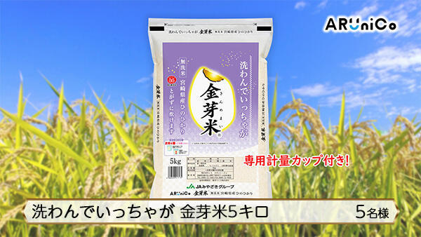 洗わんでいっちゃが 金芽米5キロ