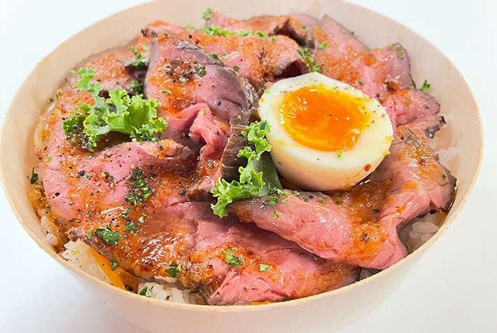 【ラディッシュ】宮崎牛のローストビーフ丼