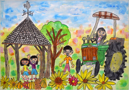 「ルピナスパーク賞」 小学2年生の部　西 結凪 さん