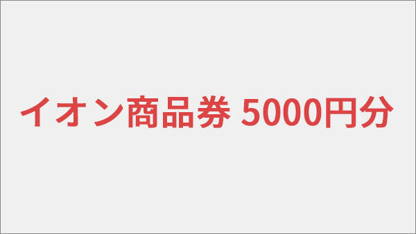 イオン商品券 5000円分