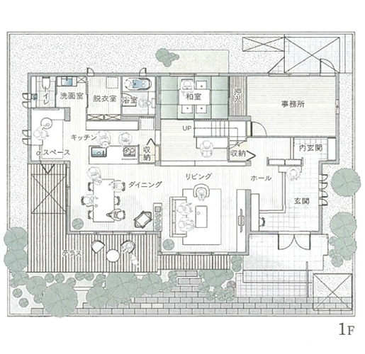 間取り図1階