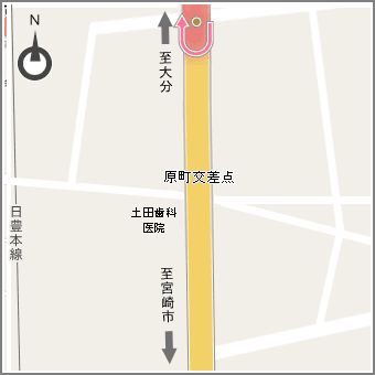 日向市・原町交差点