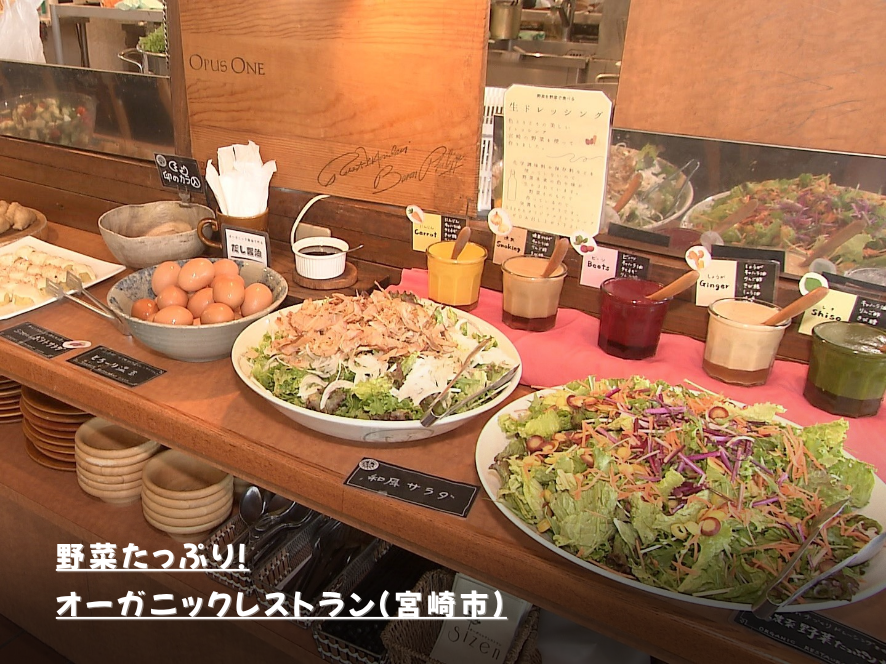 野菜たっぷり！オーガニックレストラン(宮崎市）