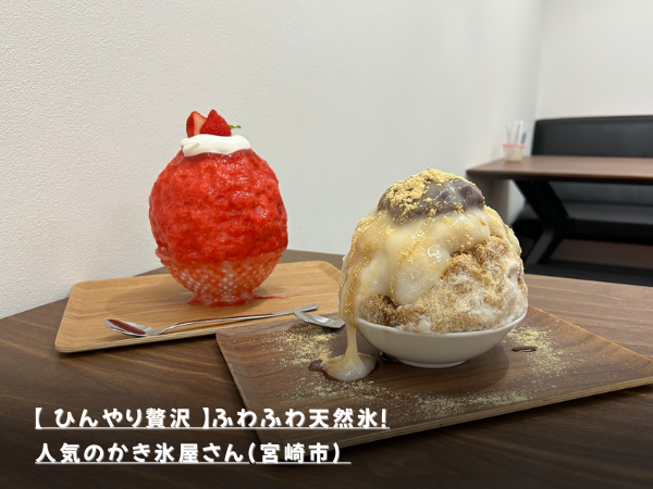 【 ひんやり贅沢 】ふわふわ天然氷！人気のかき氷屋さん 