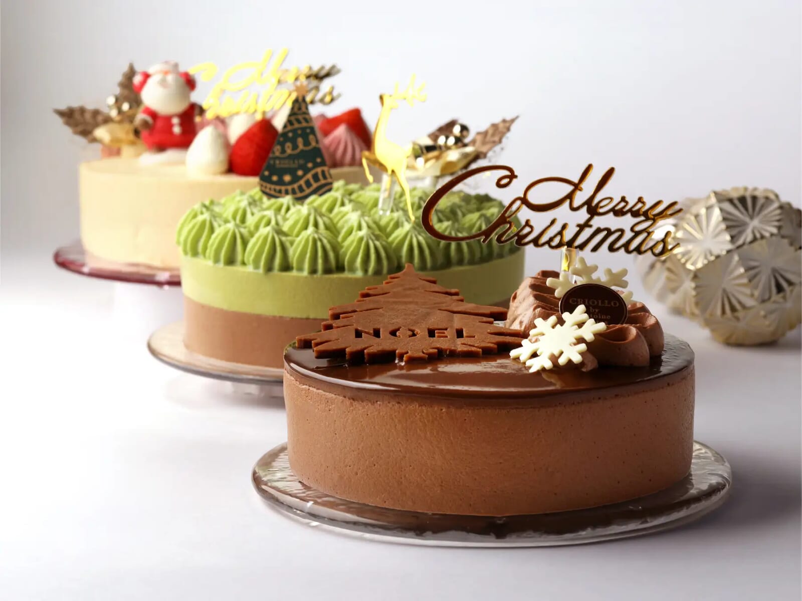 <プレスリリース>クリオロから多彩な味わいの新作クリスマスケーキが登場
