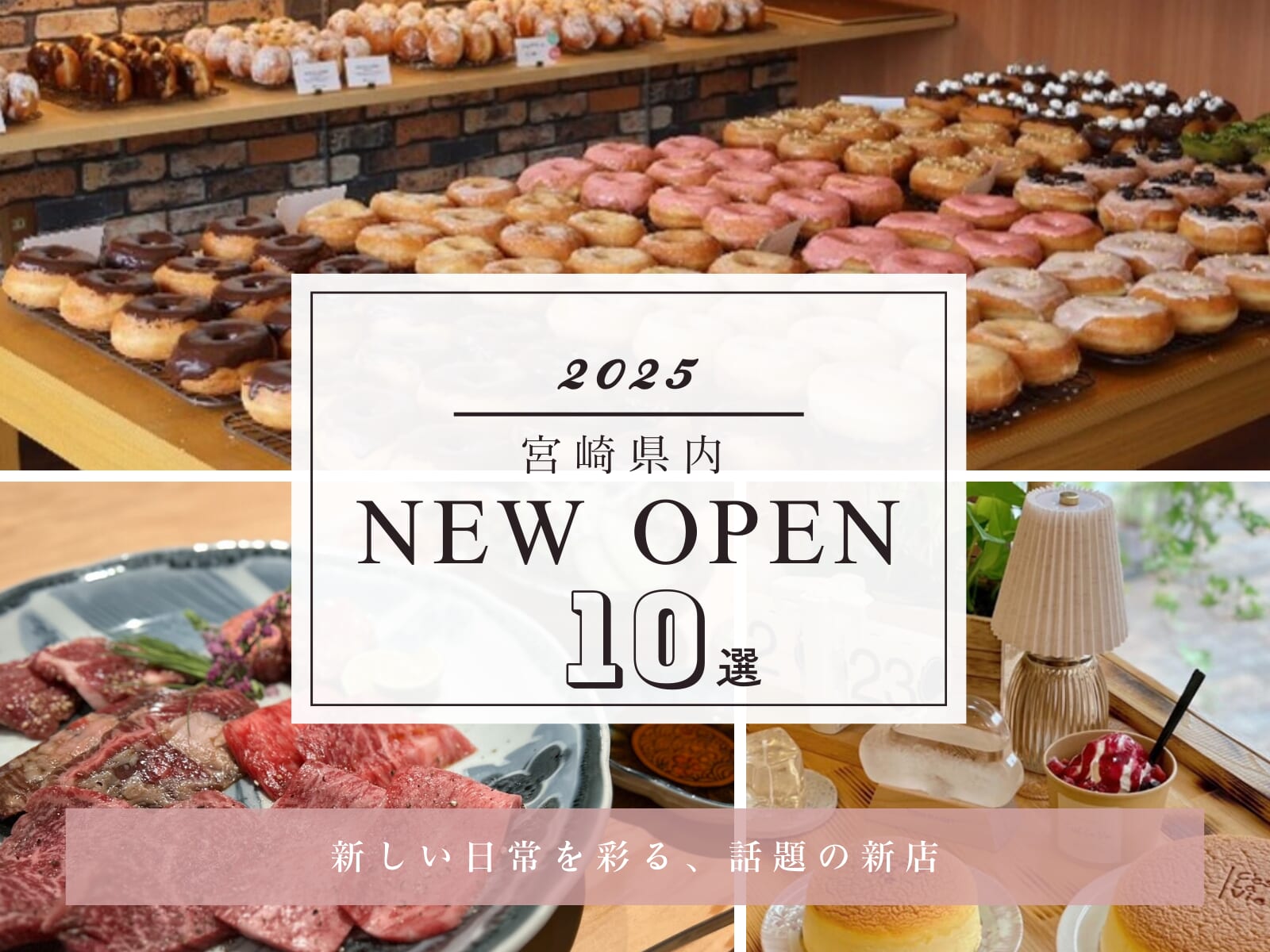 2025年宮崎ニューオープンまとめ｜今年登場した注目のお店10選
