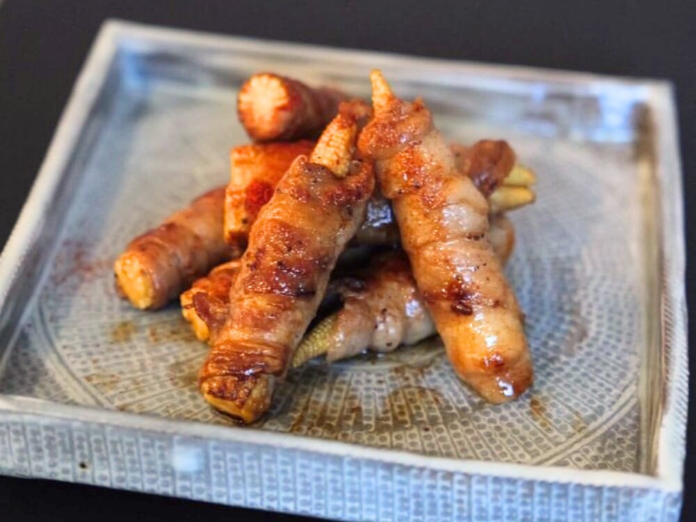 🥢ヤングコーンの豚バラ肉巻き