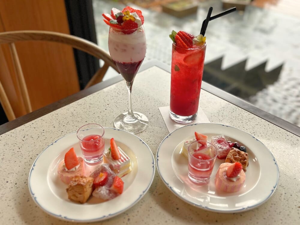 【宮崎市】フェニックス・シーガイア・オーシャン・タワー パインテラスの「いちごフェア」で春堪能のときめきランチ