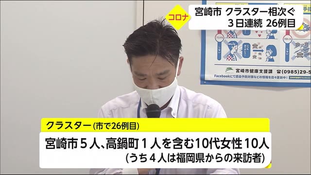 市 クラスター 宮崎