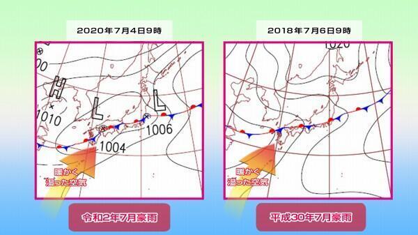 220715天気図比較（過去豪雨）.jpg