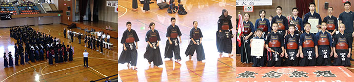 写真：朱雀館道場スポーツ少年団（中学生）