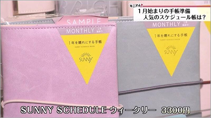 10 SUNNY SCHEDULE ウィークリー