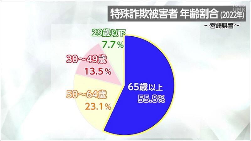 06 特殊詐欺被害の年齢割合