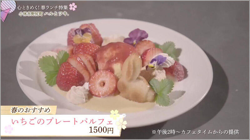 11 いちごのプレートパルフェ