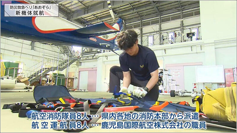 01 8人の航空運航員で運行