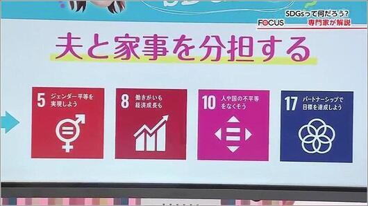 10 SDGs 夫と家事を分担する