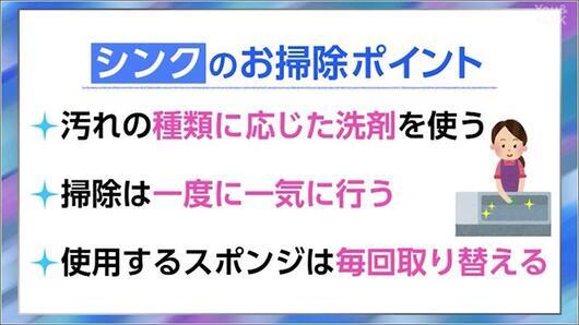 12 シンクのお掃除ポイント