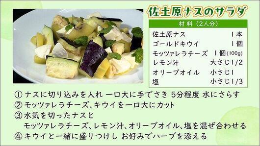 05 佐土原ナスのサラダ レシピ