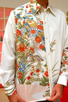 花柄のシャツ 花柄のシャツ