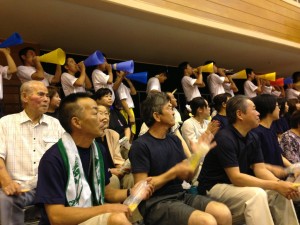 宮崎から応援団も駆けつけました！