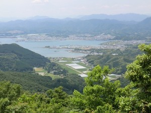 門川町、遠見半島展望台からの眺望