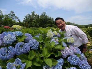 季節の花々が咲く、まさに桃源郷！