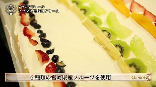 画像：6種類の宮崎県産フルーツ