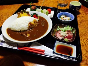 銀鏡で食べたカレー