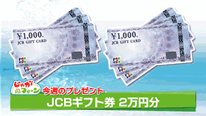 JCBギフト券2万円分
