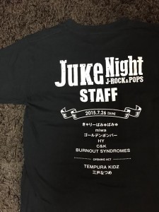 Juke Night オリジナルT