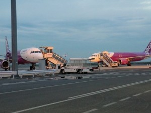 宮崎～関空に就航したピーチ航空