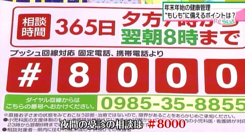 写真：夜間の受信相談