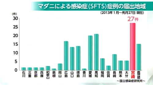 ＳＦＴＳ発症患者数