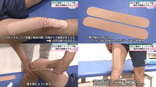 基本的なテーピング