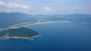 大好きな串間市市木の石波海岸　上空からも美しかったです