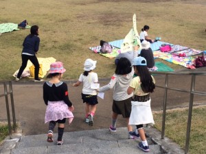 最後まで泣き言も言わず無事ゴール！この後も公園で遊びまくる子供たち。恐るべし・・・