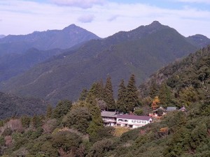 山の中腹にある「児原稲荷神社」