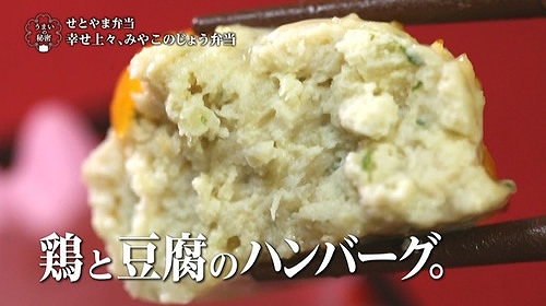 鶏と豆腐のハンバーグ