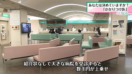 紹介状なしで、大きな病院を受診