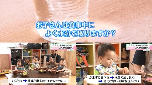 食事中の水分に関して