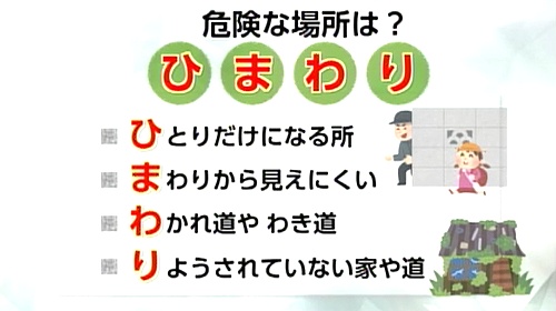 危険な場所は「ひまわり」