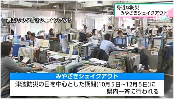 みやざきシェイクアウト