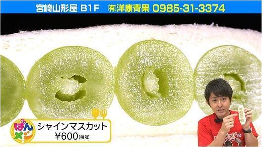 シャインマスカット ￥600（税別）